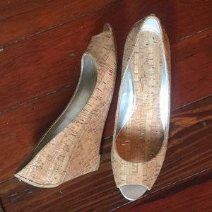 Donald Pliner cork wedges